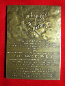 verso de la plaquette